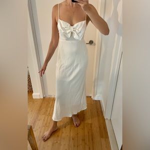 RIXO  Bridal Cream Leanna Dress.  Great for all things wedding or honeymoon!